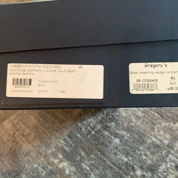 New Sergio Rossi Wedge Ice Boots sz 41 - Picture 6 of 6